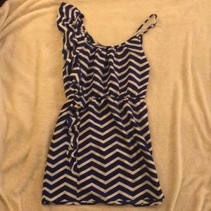Blue stripped dress